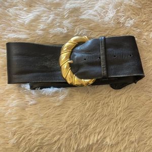 Vintage 80s leather belt